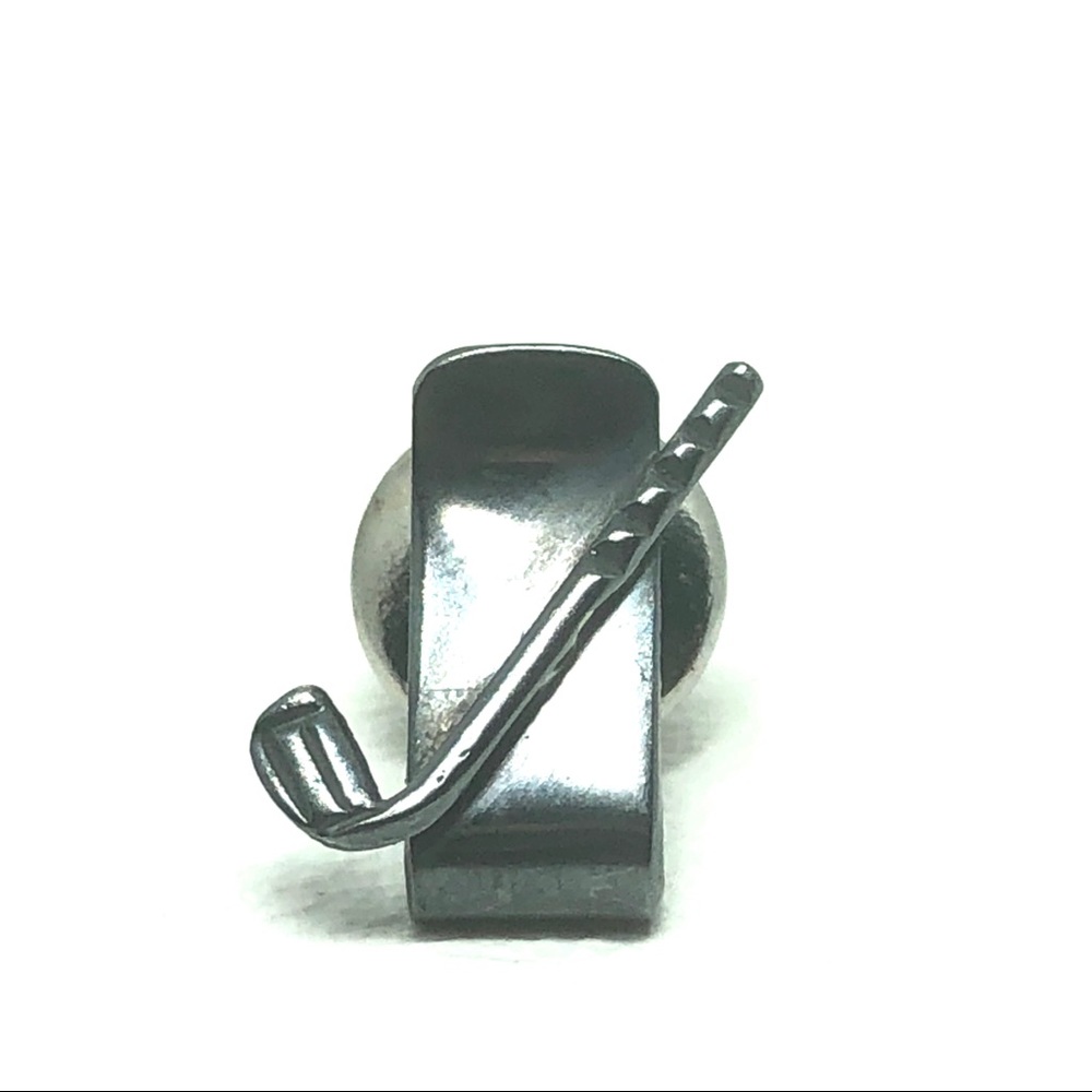 1967 Leonore Doskow Sterling Golf Club Tie Tack